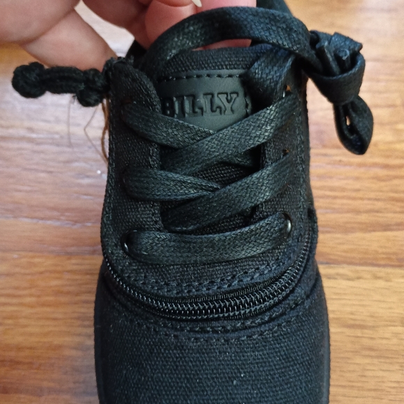 NEW Black Billy Goat Kids Boys Zipper & Lace-Up CS Sneaker Low 10 - Picture 7 of 16